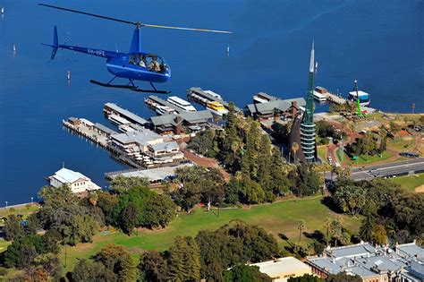 Perth by Helicopter .